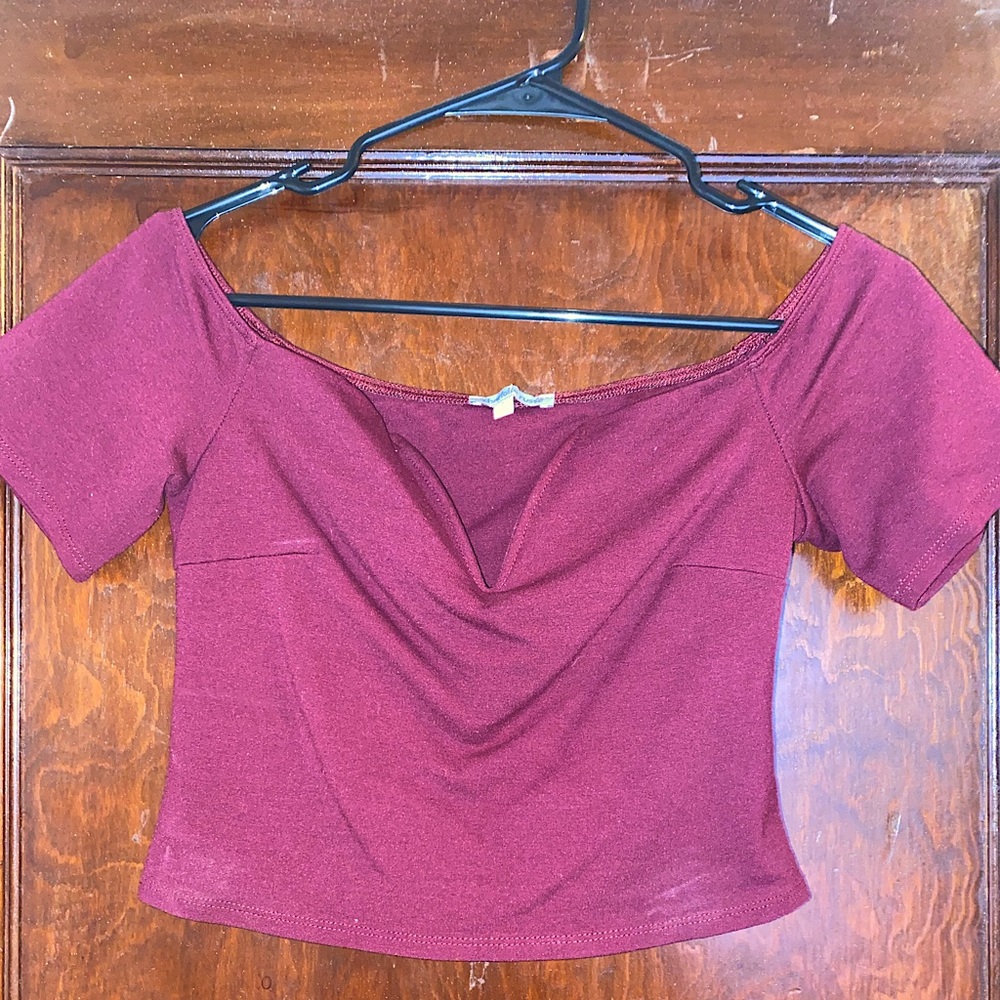 Charlotte Russe, size M, maroon